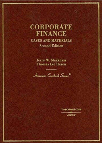 Corporate Finance: Case And Materials