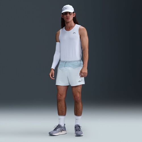 Short De Running Avec Sous-Short Intégré 13 Cm Dri-Fit Adv Nike Trail Second Sunrise Pour Homme - Gris - Xxl