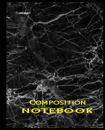 Wide-Ruled Marbled Composition Notebook: Classy College Ruled Line Paper Notebook Journal For ... & Home. (Beautiful Composition Notebooks)