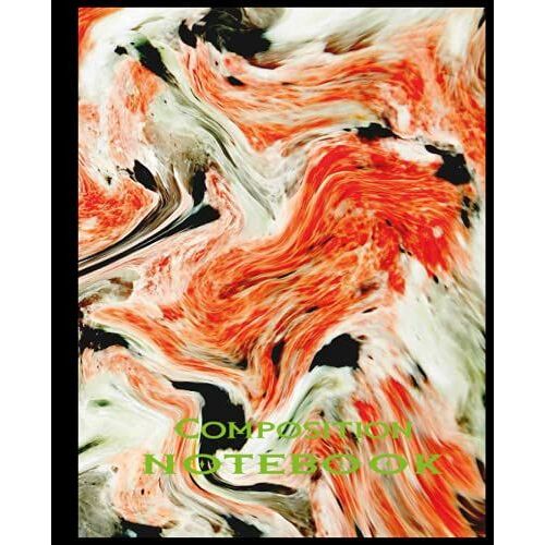 Wide-Ruled Marbled Composition Notebook: Classy College Ruled Line Paper Notebook Journal For ... & Home. (Beautiful Composition Notebooks)
