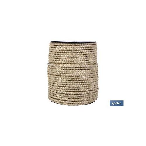 CORDE SISALE 4 CÂBLES 12 MM 50 MTS NATUREL