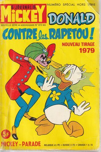 Donald Contre Les Rapetou - Le Journal De Mickey N° Spécial Hors Série 873 - Mickey Parade - 1969