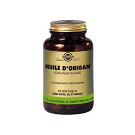 60 Comprimés Softgels - Huile D'origan - Sans Sel , Sucre Et Amidon 