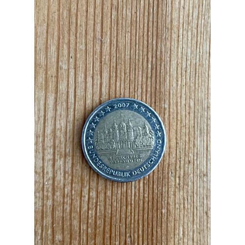 Pièce 2€ Château De Schwerin Mecklenburg Vorpommern 2007.Allemagne 