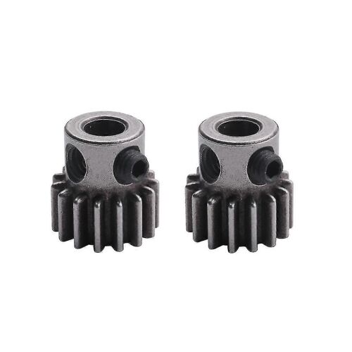 2pcs Motor Gear Pinion Gear 15t Ea1040 pour Jlb Racing Cheetah 11101 21101 J3 Vitesse 1/10 RC voiture upgr