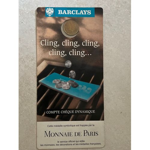 Écu Dans Son Écrin De La Monnaie De Paris, Offert Par Liberation Et Barclay’S Banque