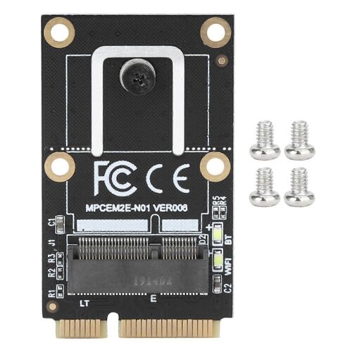 Adaptateur Mini PCIE (PCIeUSB) pour M.2 Wifi Bluetooth pour carte WLAN sans fil Intel AX200 9260 8265 8260