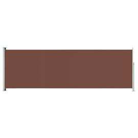 Vidaxl Auvent Latéral Rétractable De Patio 200x600 Cm Marron