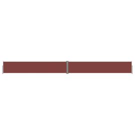 Vidaxl Auvent Latéral Rétractable Marron 117x1200 Cm