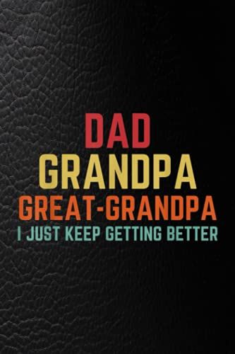 Reading List Book - Fathers Day Gift From Grandkids Dad Grandpa Great Grandpa