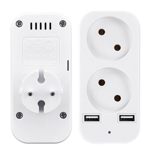 Prise Camera Espion Wifi HD 1080p Détection Mouvement Vision Nocturne YONIS