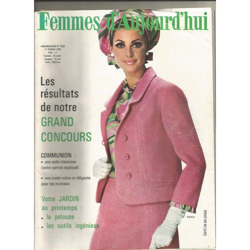 Femmes D'aujourd'hui 1085 Claude Leveillee, Votre Tailleur De Printemps