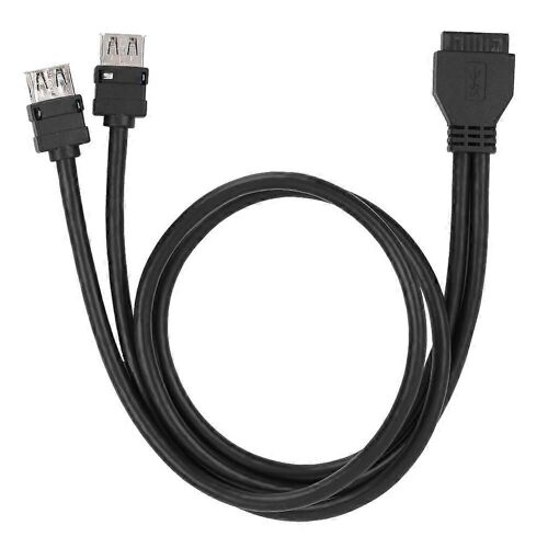 USB3.0 19/20 broches Câble de montage sur panneau de carte mère avant de bureau avec pieds fixes (0,6 m)