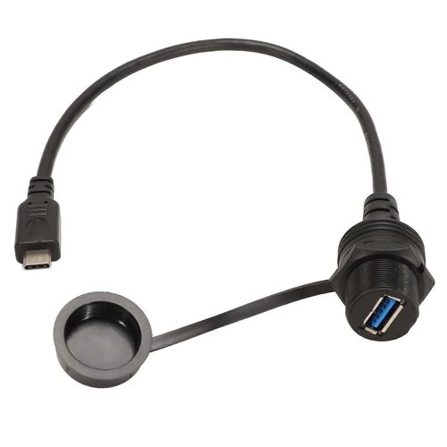 Type C vers USB3.0 OTG Câble étanche en PVC solide 5 Gbps Câble de montage encastré pour transmission