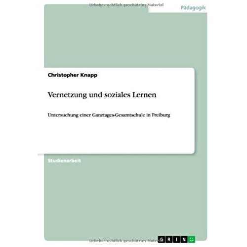 Vernetzung Und Soziales Lernen