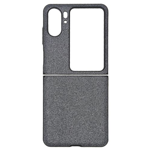 Coque de téléphone pliable ABS Housse de téléphone brillante de protection Étui anti-chute pour Find N2 Flip Noir