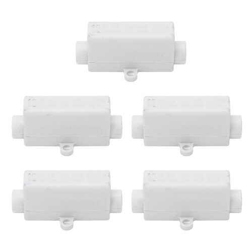 5 Pcs Connecteur De Fil En Laiton Conducteur Double Vis ABS Coquille Bout À Bout Fil Bornier 1000V 100A