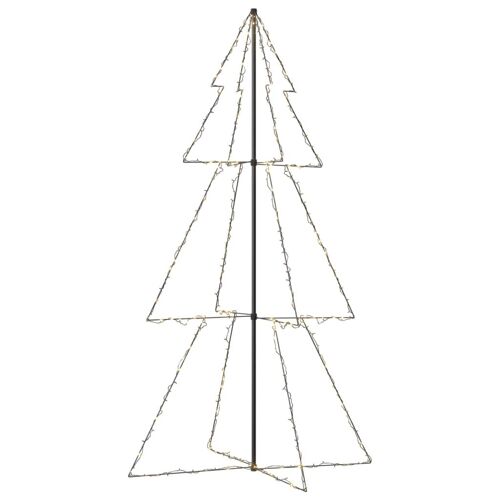 vidaXL Arbre de Noël cône 300 LED d'intérieur/d'extérieur 120x220 cm
