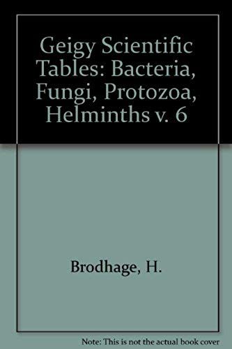 Geigy Scientific Tables: Bacteria And Fungus