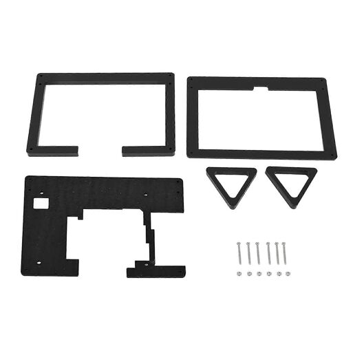 5 pouces acrylique support boîtier support couverture écran d'affichage LCD pour Raspberry Pi noir