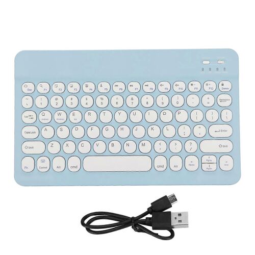 Clavier Sans Fil Connexion Stable Téléphone Portable Tablette Ordinateur Portable Accessoires pour IOS pour Android pour WindowsBlue