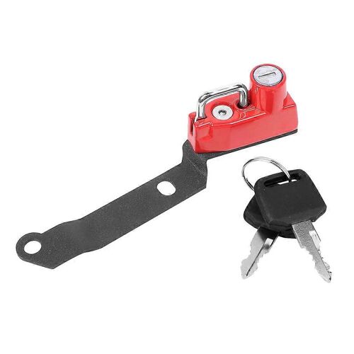 Antivol De Casque De Sécurité En Alliage D'aluminium Pour Yamaha Mt25 Mt03 Yzf R25 R3 2014-2019 Modification De Moto (Rouge)