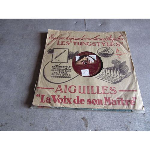 78 Tours Orchestre Demon S Jazz -- La Ramble ;;; Que No --- Gramophone 5907