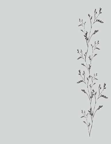 Floral Blank Journal, Lined Pages