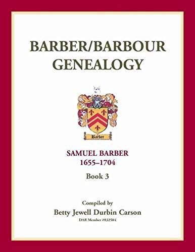 Barber/Barbour Genealogy