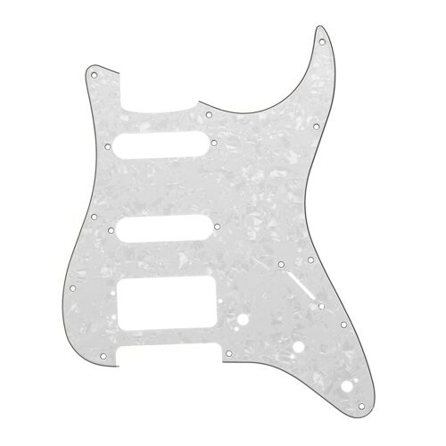 3ply Hss Guitar Pickguard Direct Fit Pour Usa/Mex Fenders Stratocaster Strat, Gris Clair