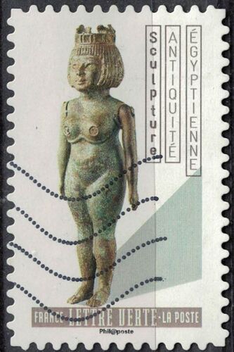 France 2019 Oblitéré Used Le Nu Dans L'art Sculpture Antiquité Égyptienne