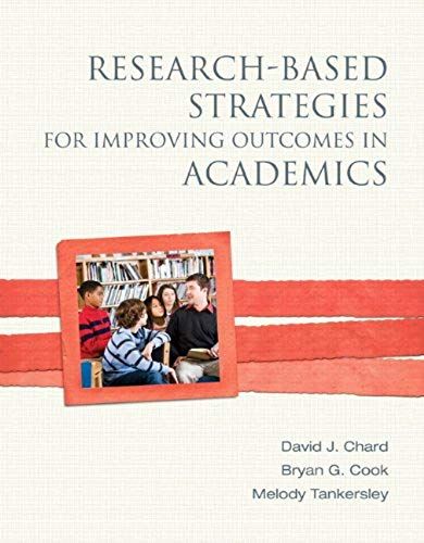 Research-Based Strategies For Improving Outcomes In Academics