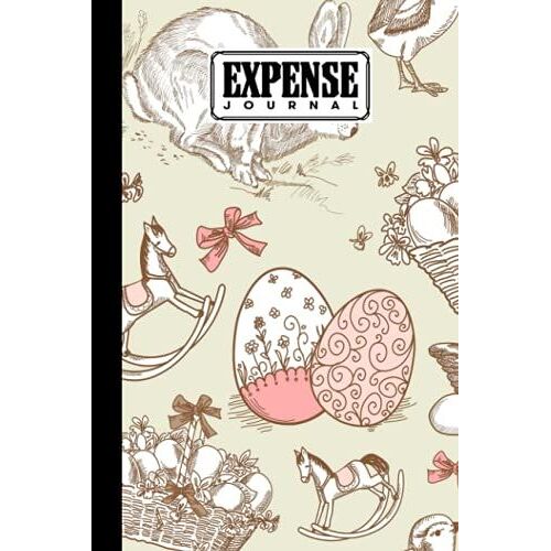 Expense Journal: Premium Rabbit Cover Expense Journal, Simple Accounting Ledger For Bookkeeping, 120 Pages, Size 6" X 9" By Corinna Berndt