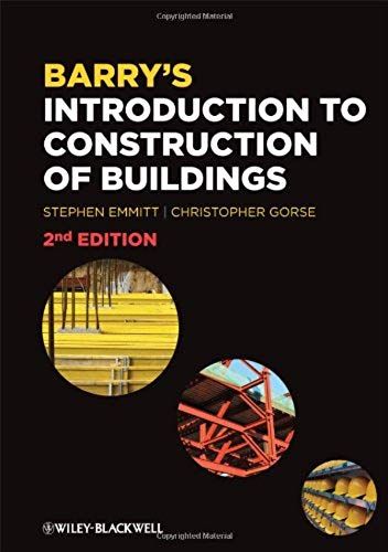 Barry's Introduction To Construction Of Buildings