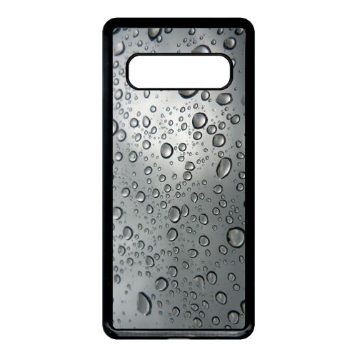 Coque Galaxy S10 - Texture Eau De Pluie - Noir