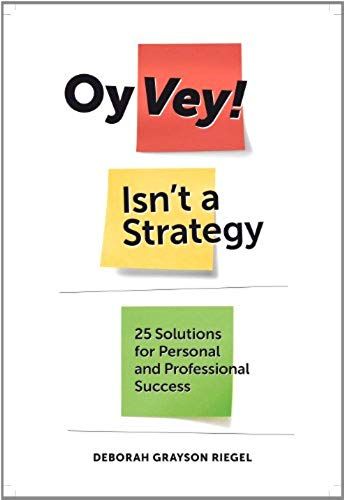 Oy Vey! Isn't A Strategy