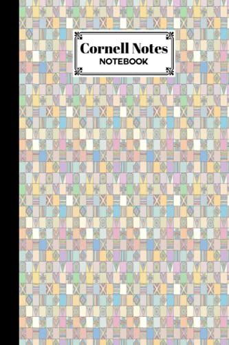 Cornell Notes Notebook: Premium Squares Cover Cornell Notes Notebook, Cornell Note Paper Notebook, 120 Pages, 6" X 9" By Philipp Janben