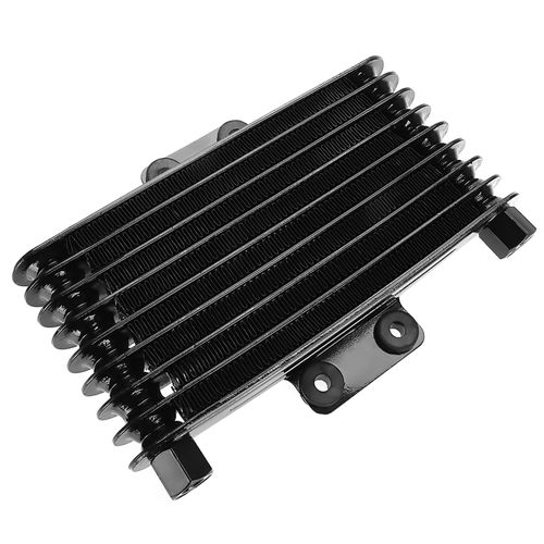 Radiateur De Refroidissement De Refroidisseur D'huile Moteur En Aluminium 125 Ml Pour Moto 125cc-250cc Atv Noir