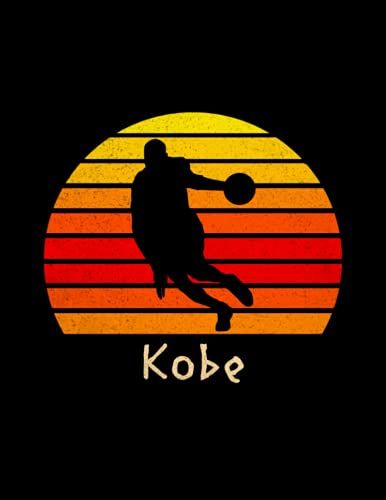 Kobe Name Gift Personalized Basketball Lined Notebook, Journal For Sport Lovers: College, Stylish Paperback, 110 Pages, Pocket, Pretty, Notebook ... 8.5 X 11 Inch, 21.59 X 27.94 Cm, A4