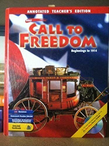 Holt Call To Freedom: Beginnings To 1914