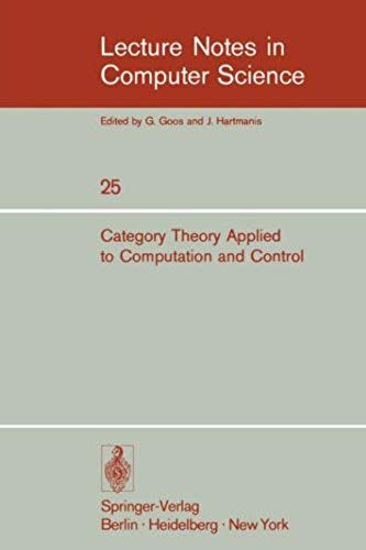 Category Theory Applied To Computation And Control