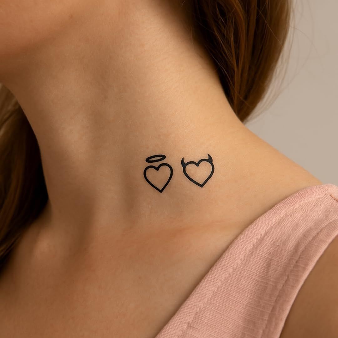 Tatouage Coeur pas cher - Meilleures offres Soldes Hiver 2026, image size:1080x1080