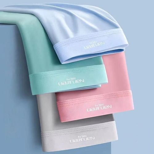 4 Pièces Boxer Shorts Hommes Glace Sous-Vêtements En Soie Cool Caleçons Respirant Sexy Mince Culotte U Convexe Lingerie Vente En Gros Lots L-6xl.9909.2xl