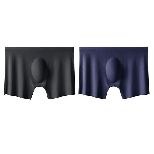 Lot De 2 Culottes Ultra-Fines Pour Hommes,Boxer D'été En Soie Glacée,Sous-Vêtements,Lingerie,Short Respirant,Sexy,Sans Couture.Style 9.Asia 4xl 90-105kg