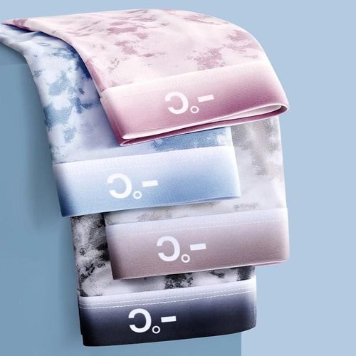 4 Pièces Boxer Shorts Hommes Glace Sous-Vêtements En Soie Cool Caleçons Respirant Sexy Mince Culotte U Convexe Lingerie Vente En Gros Lots L-6xl.5817-2.2xl