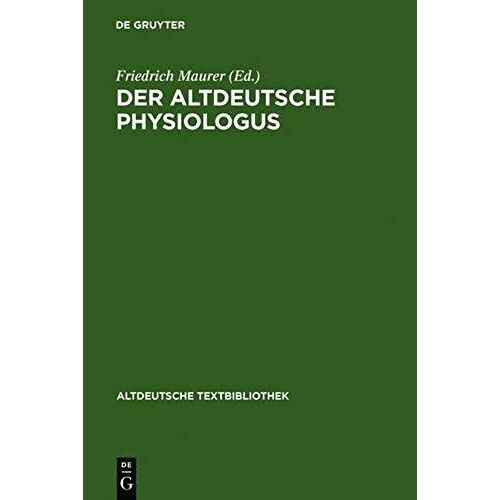 Der Altdeutsche Physiologus