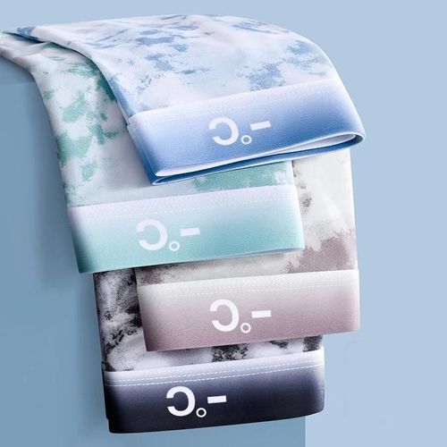 4 Pièces Boxer Shorts Hommes Glace Sous-Vêtements En Soie Cool Caleçons Respirant Sexy Mince Culotte U Convexe Lingerie Vente En Gros Lots L-6xl.5817-4.2xl