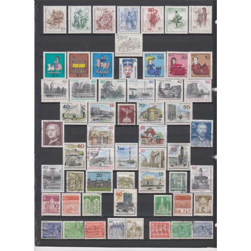 92 Timbres Allemagne Berlin Obliteres & Neufs** & Sans Gomme De 1949 À 1989