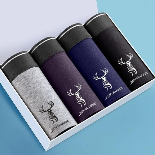 2/3/4/7 Pièces Boxer Hommes Culottes Caleçons Pur Coton Mâle Confortable Respirant Homme Boxershorts Sous-Vêtements Sexy Pour Hommes L-5xl.2xl.4pcs 4-8