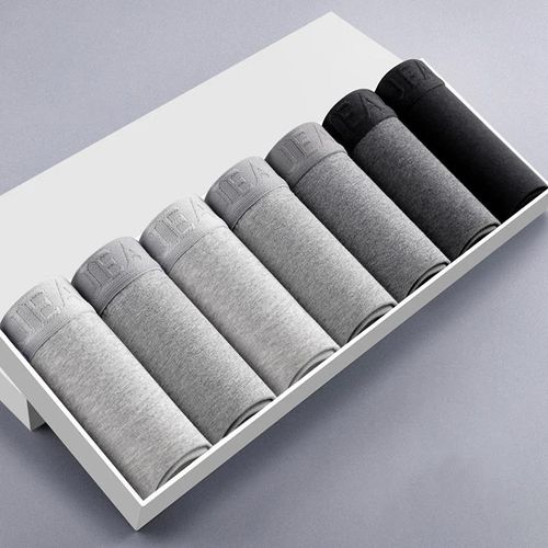 2/3/4/7 Pièces Boxer Hommes Culottes Caleçons Pur Coton Mâle Confortable Respirant Homme Boxershorts Sous-Vêtements Sexy Pour Hommes L-5xl.2xl.7pcs 7-2